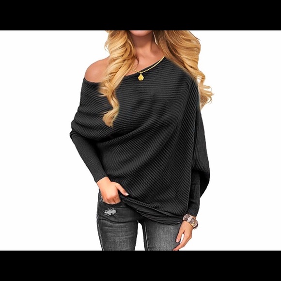 Sweaters - 🆕Off Shoulder Sweater Batwing Sweater
